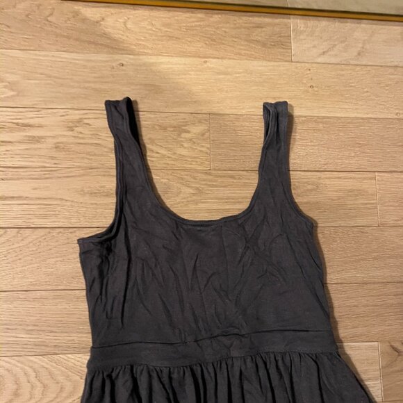 Dark Grey Aritzia Wilfred Free Assonance Midi Dress Size Small - Picture 3 of 4